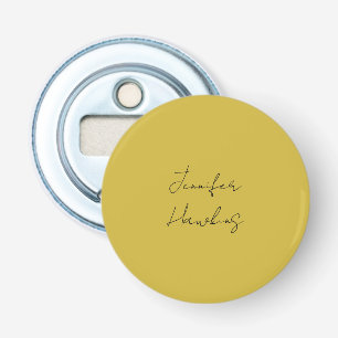 Guld färg professionell, vanlig handskrift flasköppnare