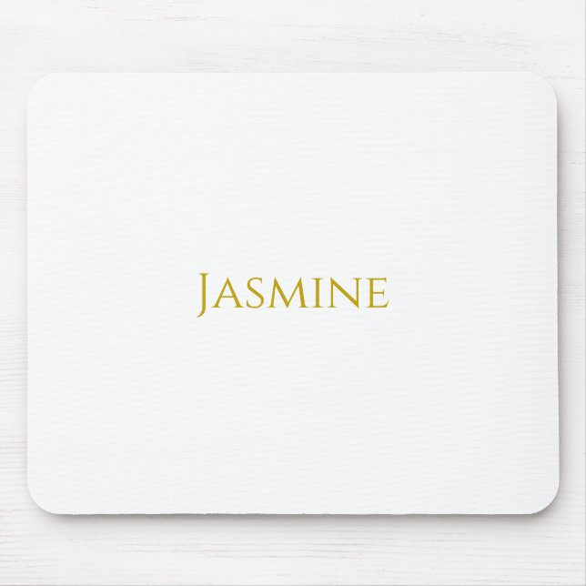 Guld Färg, vanlig, minimalistisk Professionell Nam Musmatta (Framsidan)