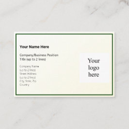 Guld färgtonsövertoning och Logotyp för jägare, eu Visitkort