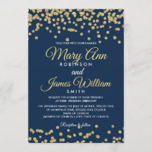 Guld faux Glitter confetti Elegant bröllop