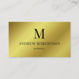 Guld Faux Metallic Holography QR Code Visitkort