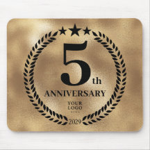 Guld - femårsdag för firandet