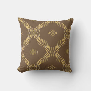 Guld Fern Mosaic Kudde