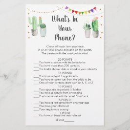 Guld Fiesta Cactus What's in your Mobil Game