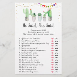 Guld Fiesta Kaktus Han Sa Hon Sa Spel