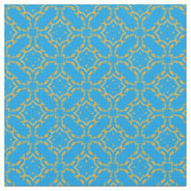 Guld Filigree och Turquise Mönster