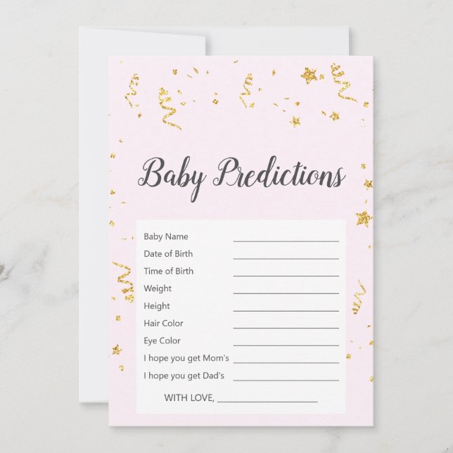 Guld Firande om Rosa Baby predikningsspel (Framsida)