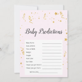 Guld Firande om Rosa Baby predikningsspel