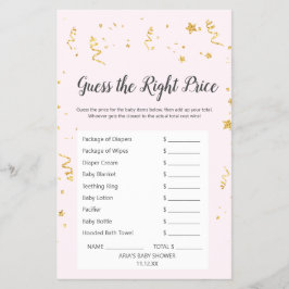 Guld Firande på Rosa antar Högernas Prisare Flygblad