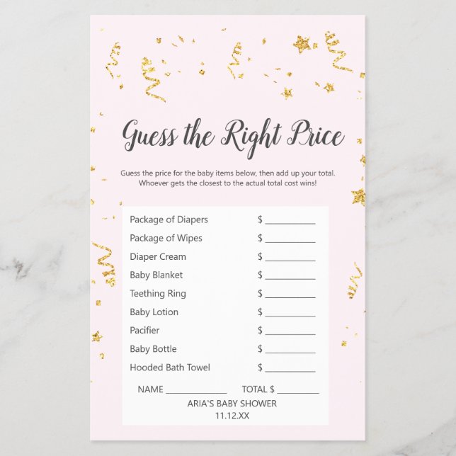 Guld Firande på Rosa antar Högernas Prisare Flygblad (Framsidan)