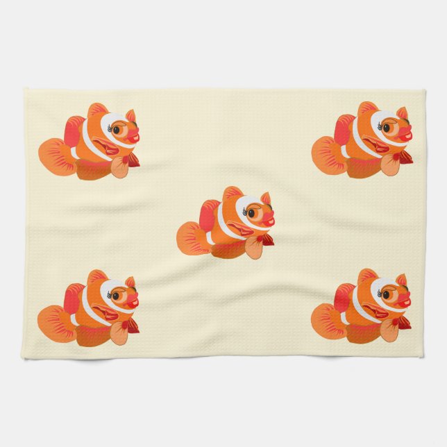 Guld Fish Kitchen Towel Kökshandduk (Horisontell)