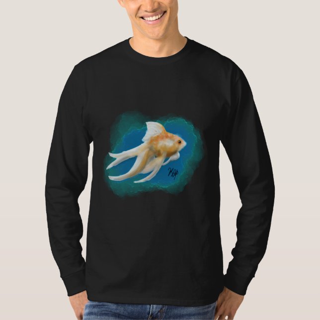 Guld-fisk 252 t shirt (Framsida)