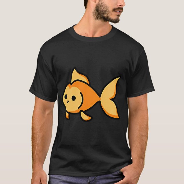 Guld fisk t shirt (Framsida)