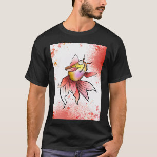 Guld fisk t shirt