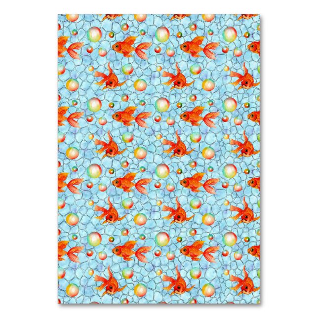 guld fiskar och tvål bordsnummer (Framsidan)