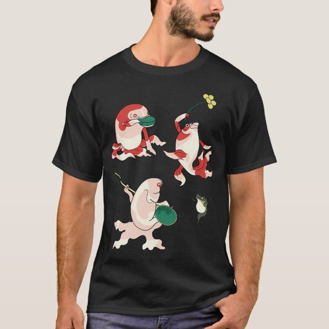Guld Fiskens Supkalas T Shirt (Framsida)