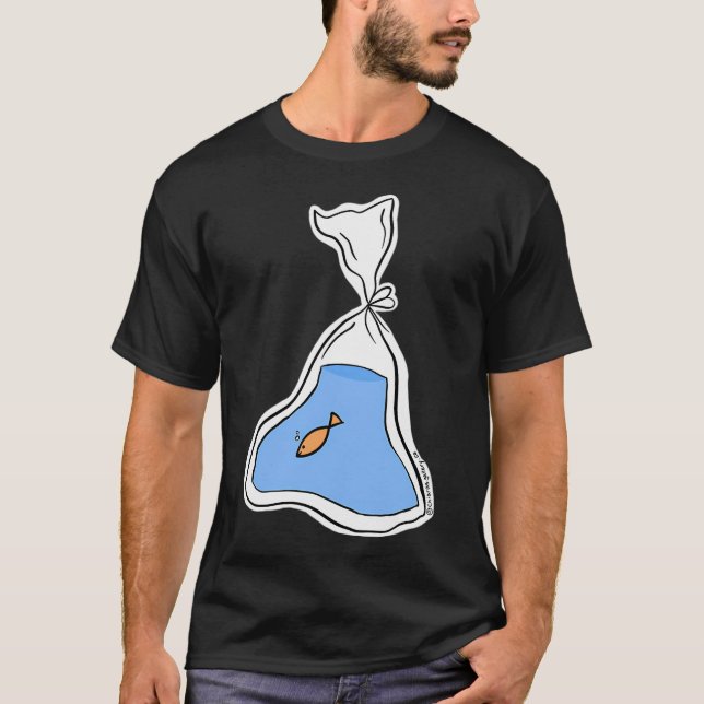Guld Fiskie T Shirt (Framsida)