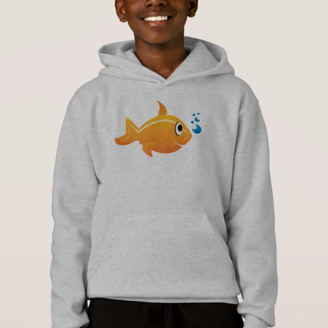 Guld- fiskskjorta t-shirt (Framsida)