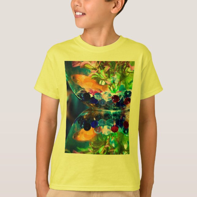 Guld- fiskT-tröja T-shirt (Framsida)