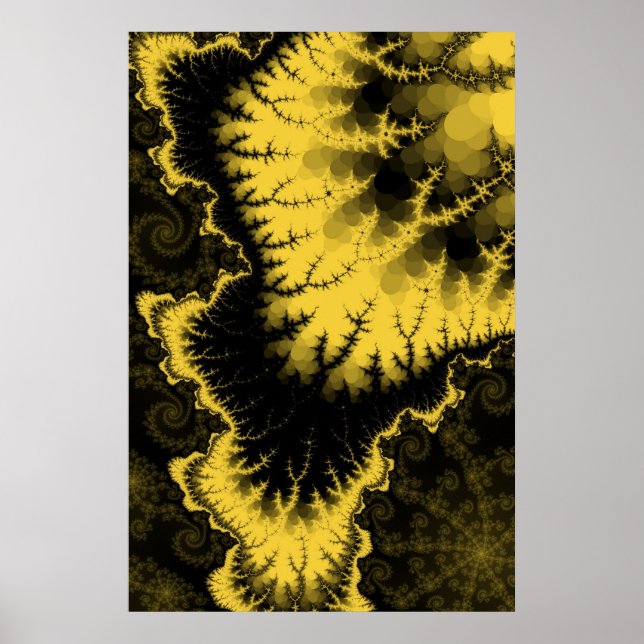 Guld Fjäderststjärna Poster (Framsidan)