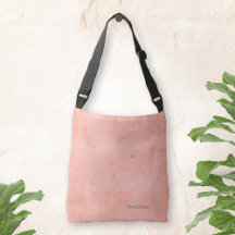Guld fläckar Grunge minimalialist Namn Pastel Rosa