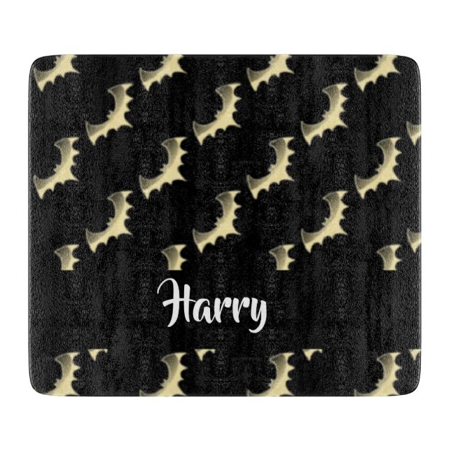 Guld fladdermöss på svart (Framsidan)