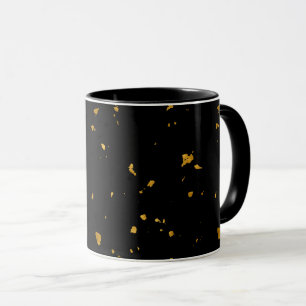 Guld Flakes Black Mugg