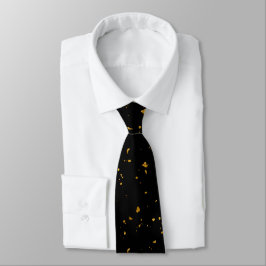 Guld Flakes Black Slips