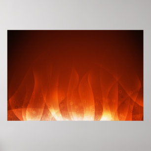 Guld Flame Poster