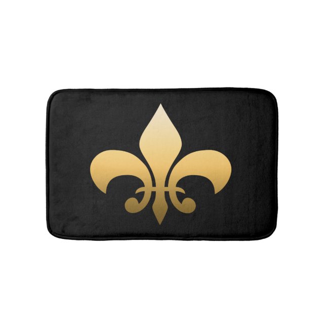 Guld Fleur de Lis Badrumsmatta (Framsidan)