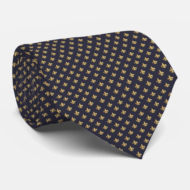 Guld Fleur De Lis Slips (Rullad)