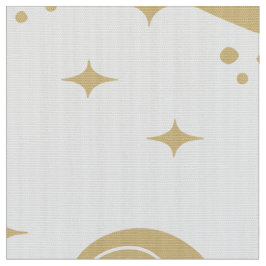 Guld fleur-de-lis sömlös mönster på vitt tyg