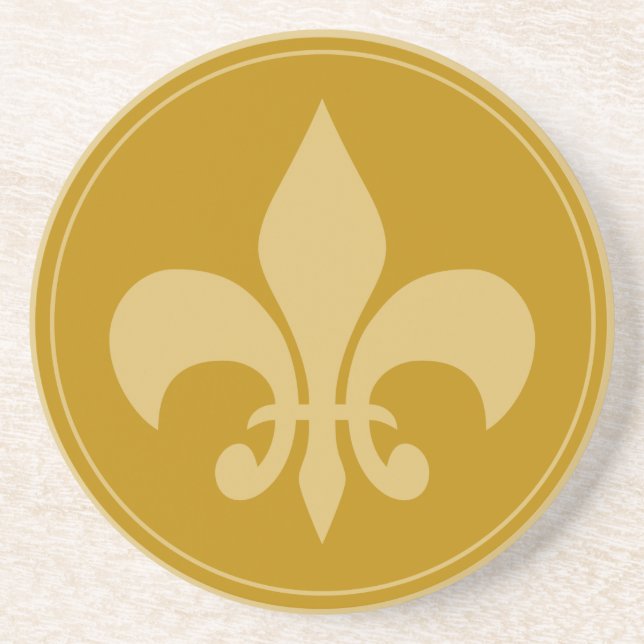 Guld Fleur-De-Lis Underlägg (Framsidan)