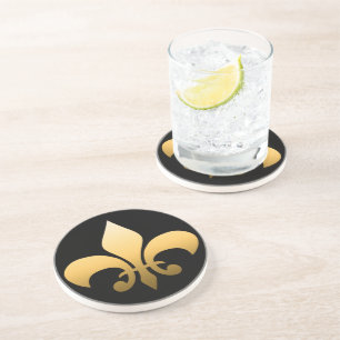 Guld Fleur de Lis Underlägg