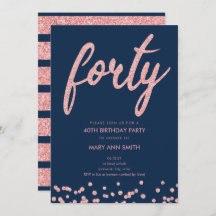 Guld-flottan i ro, 40:e födelsedag Party