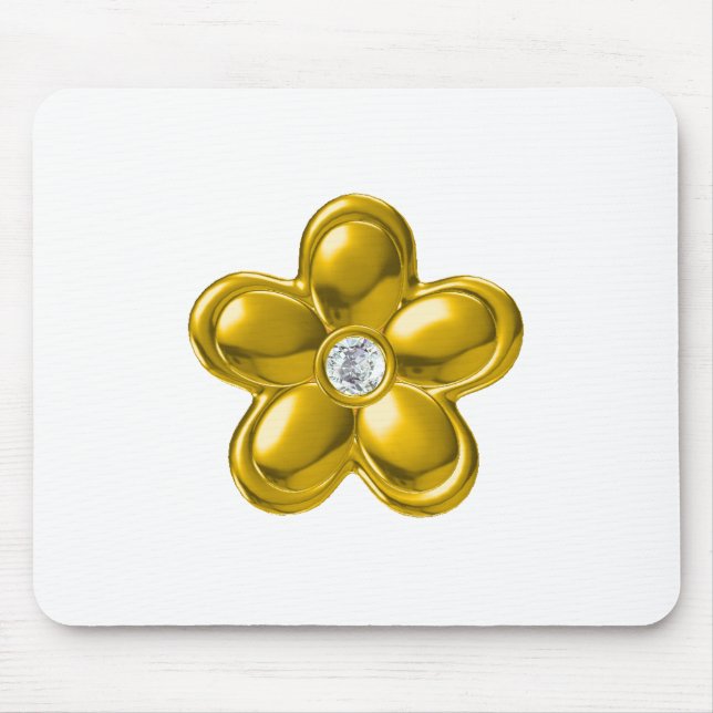 GULD FLOWER MED DIAMOND MUSMATTA (Framsidan)
