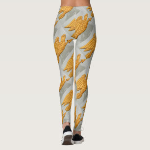 guld- flyga för örnar leggings