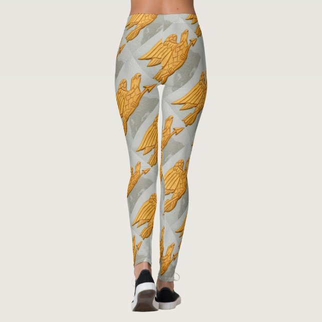 guld- flyga för örnar leggings (Baksida)