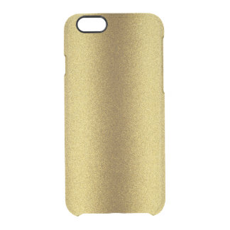 Guld- fodral för deflektor för glitterLookiPhone 6 Clear iPhone 6/6S Skal