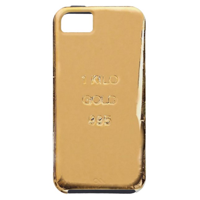 Guld- fodral för pub iPhone5 Case-Mate iPhone Skal (Baksidan)