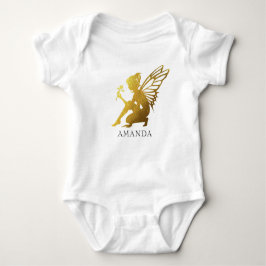 Guld Foil Fairy Girl T Shirt