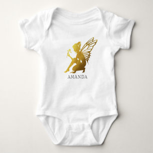 Guld Foil Fairy Girl T Shirt
