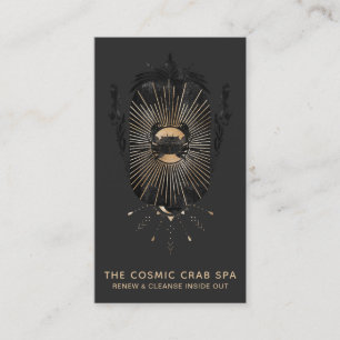 *~* Guld Foil Måne Crab Celestial Sjöjungfruar Visitkort