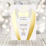 Guld Foil Tuxedo Kostym Manar 21:a födelsedagen Pa<br><div class="desc">Gold Foil Tuxedo Kostym Manar 21:a födelsedagsinbjudan Se andra inbjudningar i vår Niche and Nest Store</div>