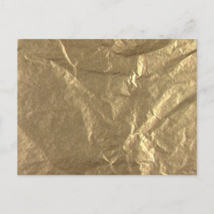 Guld Foil Vykort