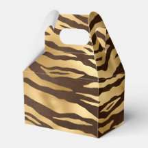 Guld Folie Dschungel Tiger