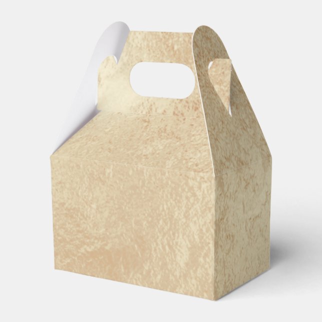 Guld Folie Förpackning Presentaskar (Baksidan Sidan)