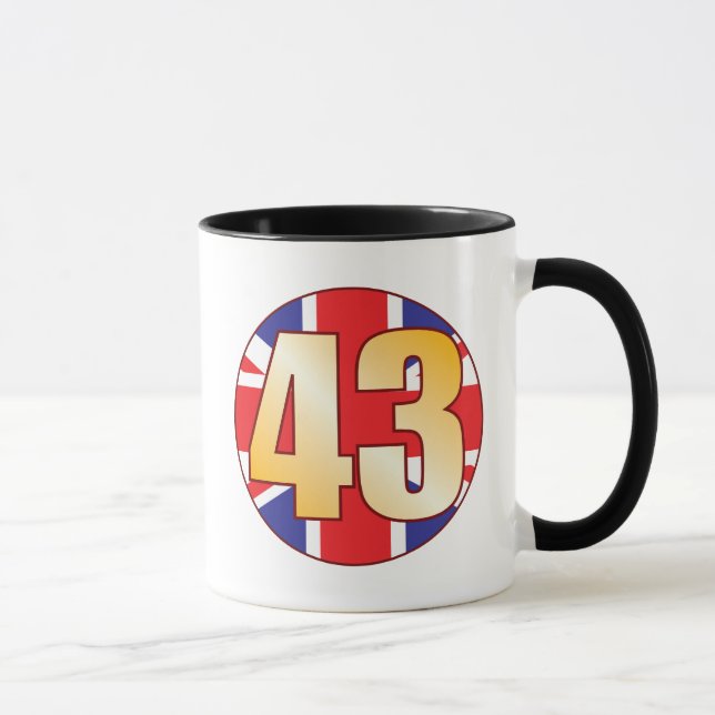 Guld för 43 UK Mugg (Höger)