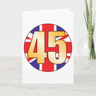 Guld för 45 UK Kort
