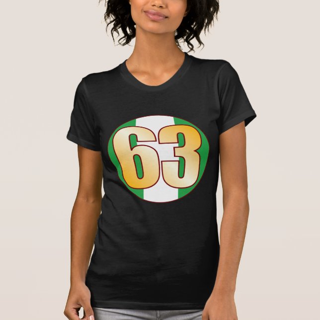 Guld för 63 NIGERIA T Shirt (Framsida)